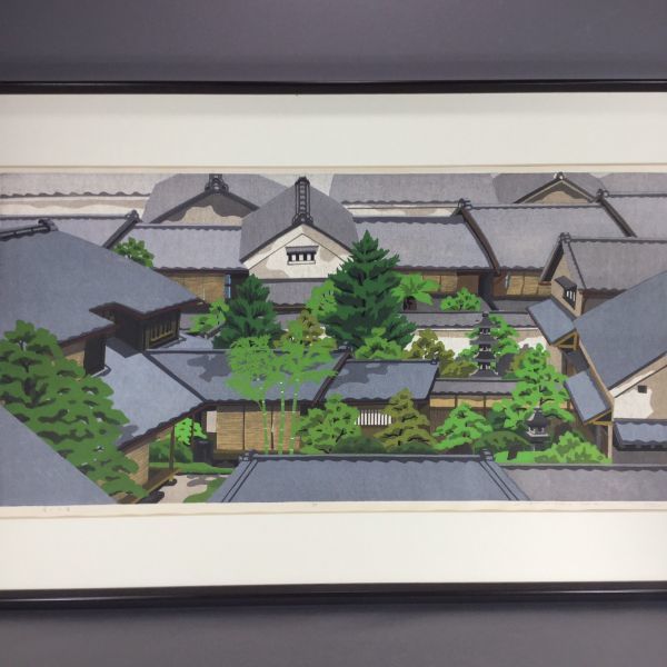低価，品質保証 木版画 井堂雅夫 京の午後 1988年 大型作品 版画家 逸品 額付絵画 e(木版画)｜売買されたオークション情報、yahooの商品情報をアーカイブ公開 - オークファン 木版画