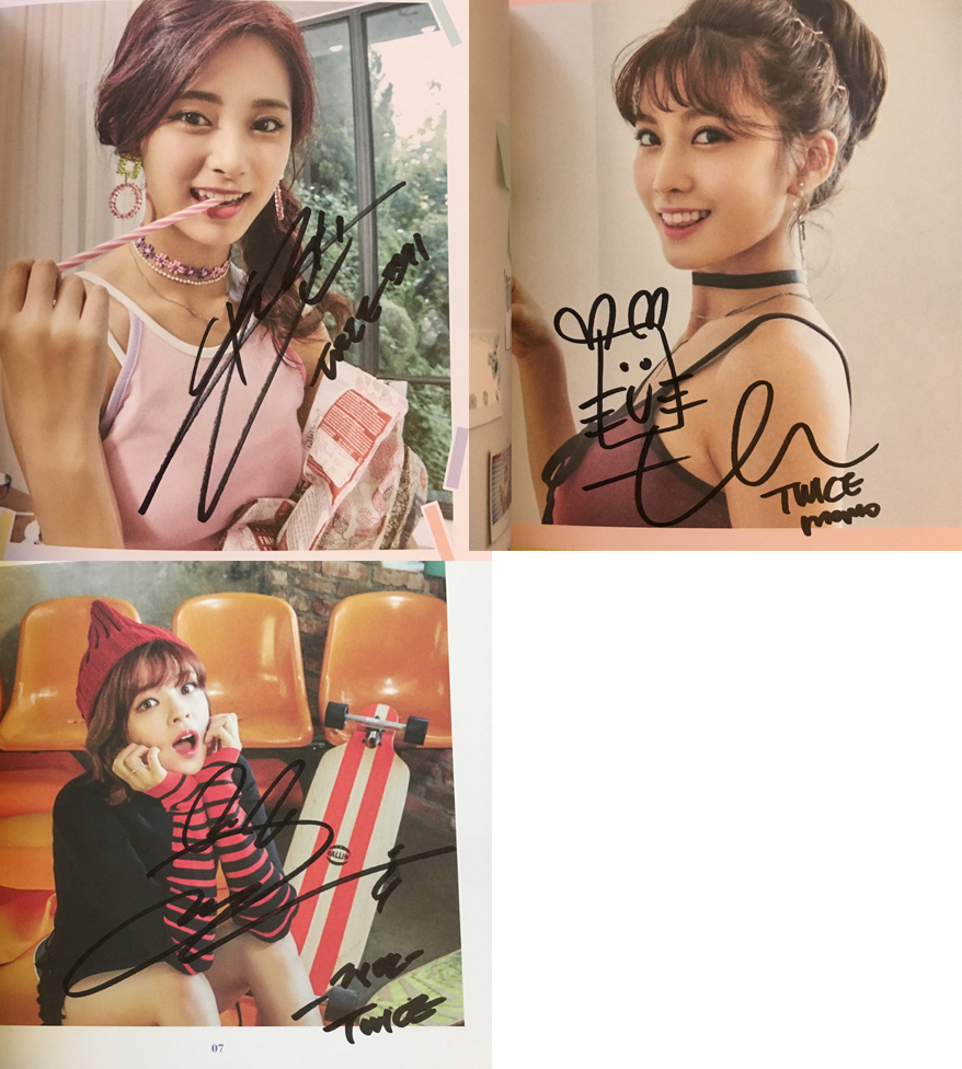 TWICE☆3人直筆サイン入り☆Twicetagram A ver.☆モモ(サイン)｜売買
