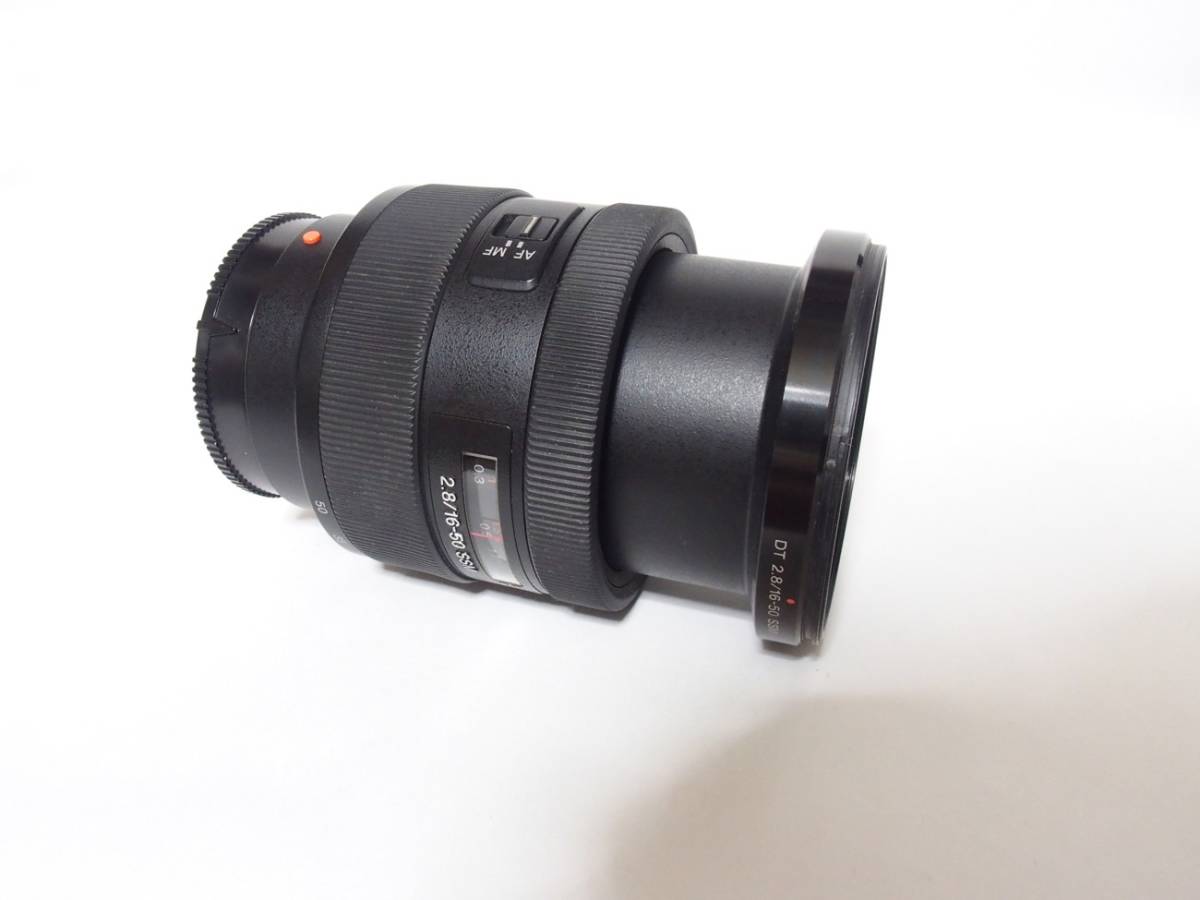 Sony ソニー DT 16-50mm F2.8 SSM フード付属 αマウント 現状渡し