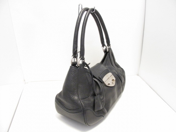 PRADA プラダ ハンドバッグ レザー ブラック トートバッグ