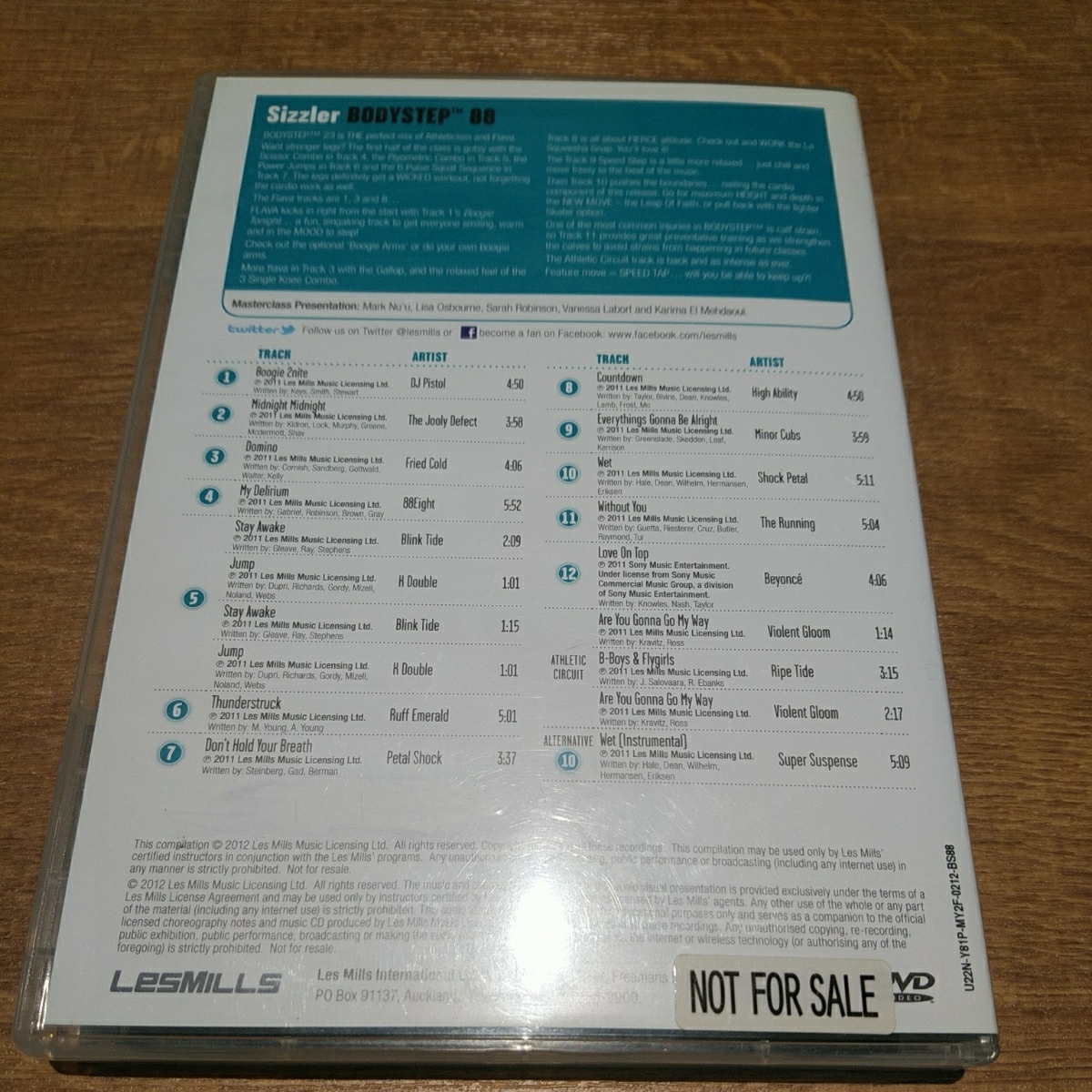 &再生良好！正規品 レスミルズ lesmills ボディステップ 88 教習 DVD 