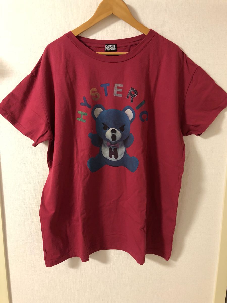 ヒステリックグラマー HYSTERIC Tシャツ GLAMOUR T ベア GLAMOUR