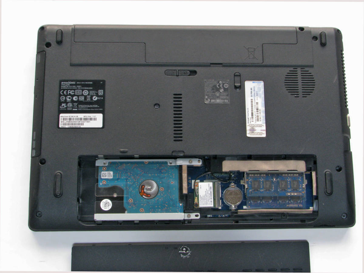 ☆emachines E729Z☆キーボード不良のジャンク品☆