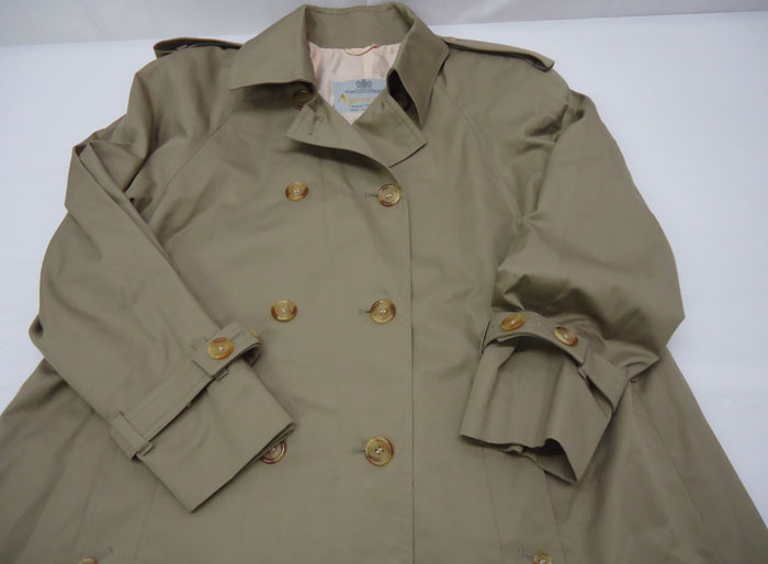 Aquascutum アクアスキュータム トレンチコート イングランド製 囗K