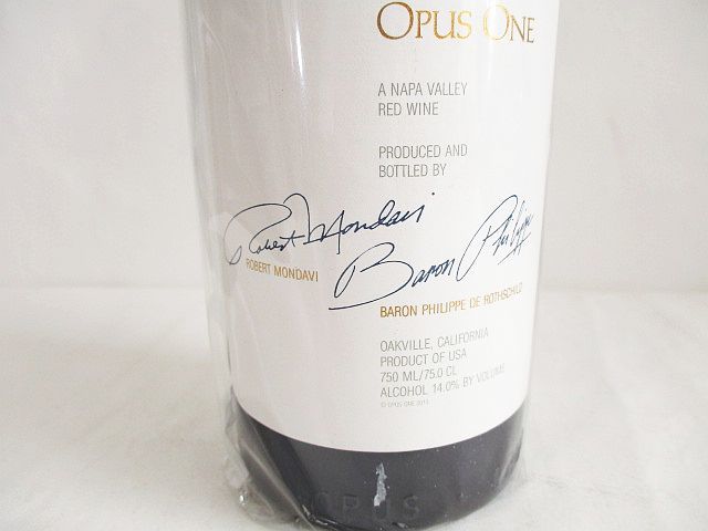オーパスワン OPUS ONE 2011 赤 ワイン 750ml 14% 未開栓 オーパスワン