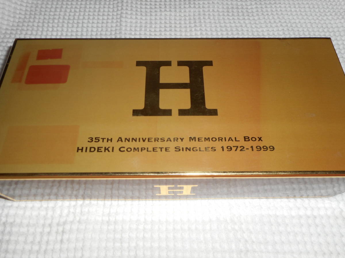 西城秀樹 HIDEKI COMPLETE SINGLES 1972-1999 35th Anniversary