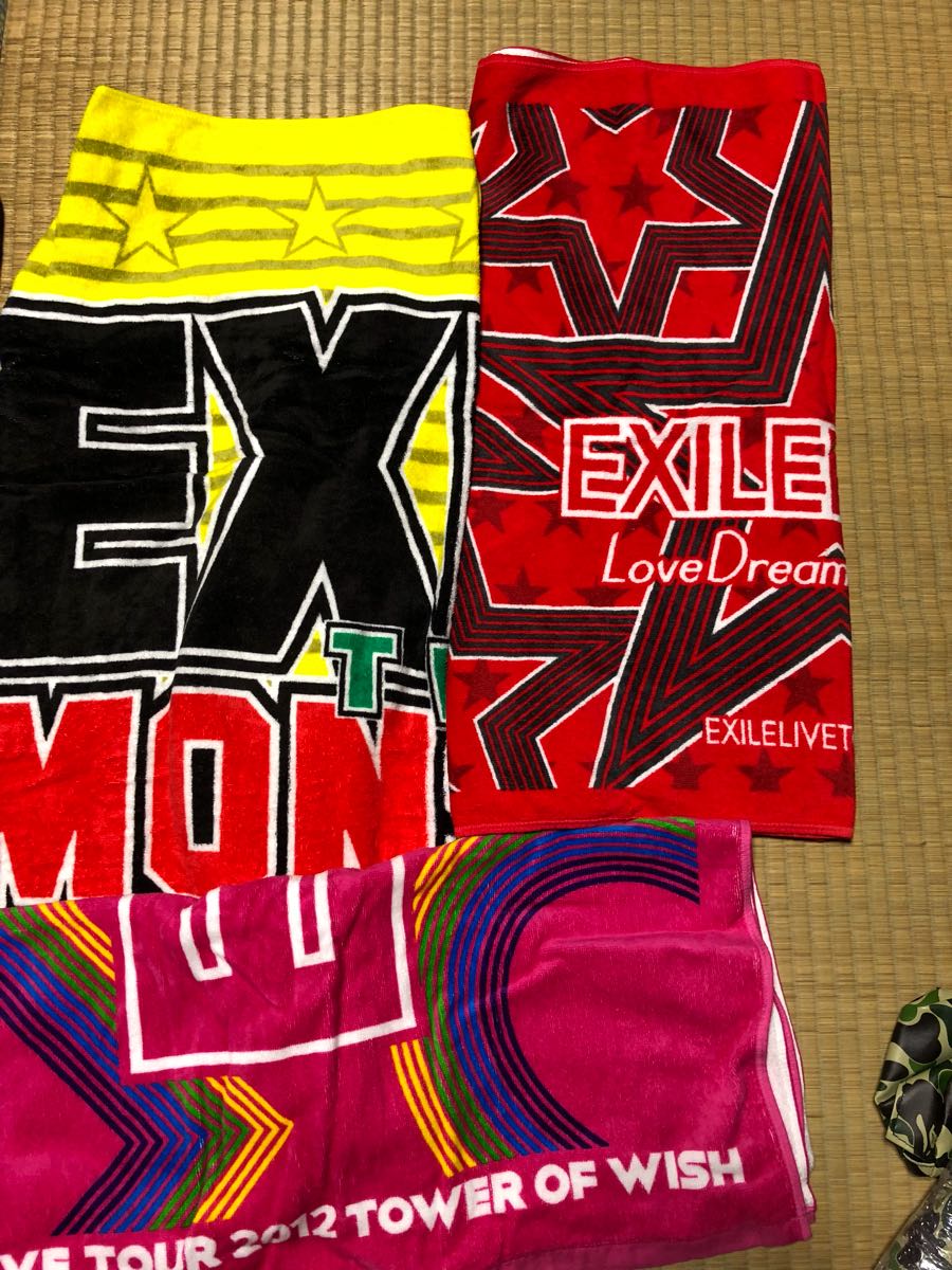 まとめ売り EXILE エグザイル マフラータオル ビーチタオル 三代目 jsb
