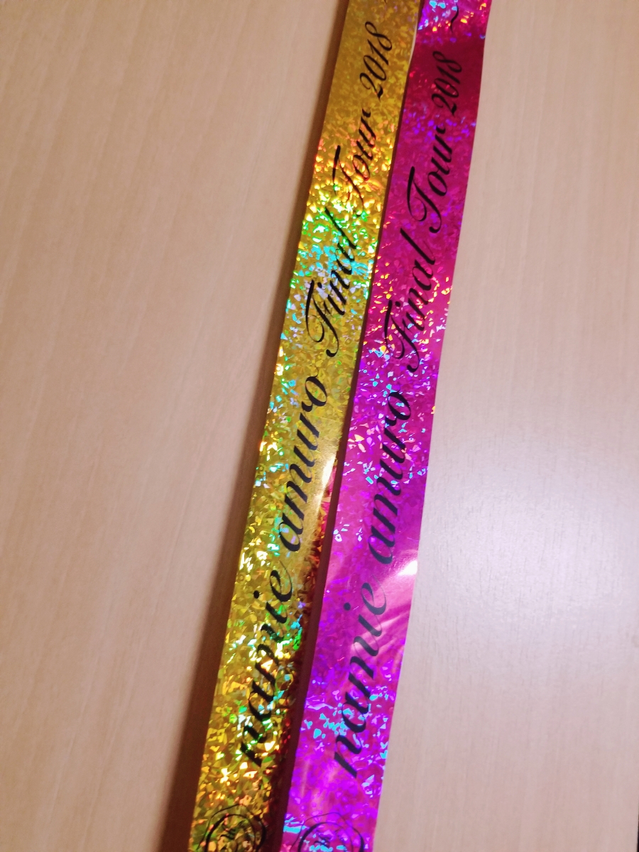 安室奈美恵★Finally～銀テープ2本セット★ピンク＆ゴールド★即決アリ★