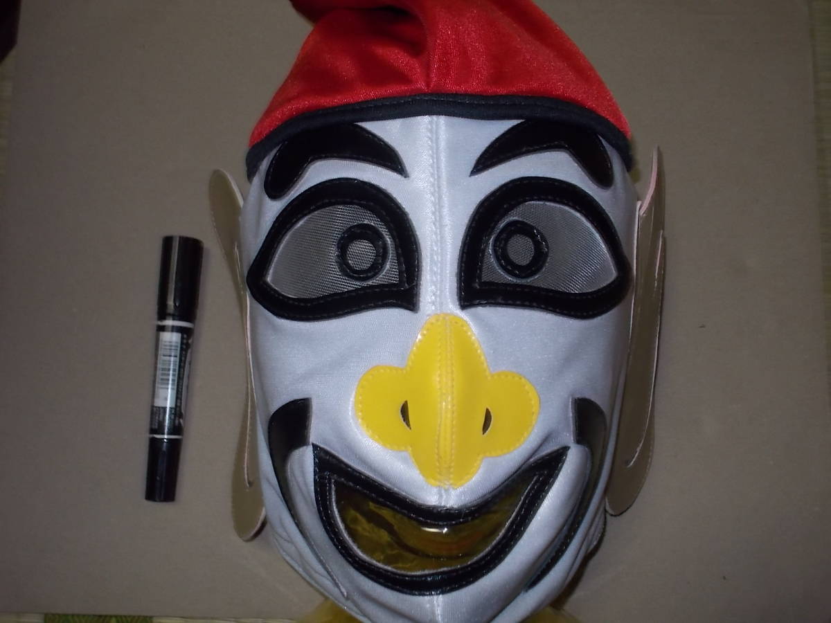 サイン入り プロレスラーマスク えべっさん 大阪プロレス 検 プロレス  
