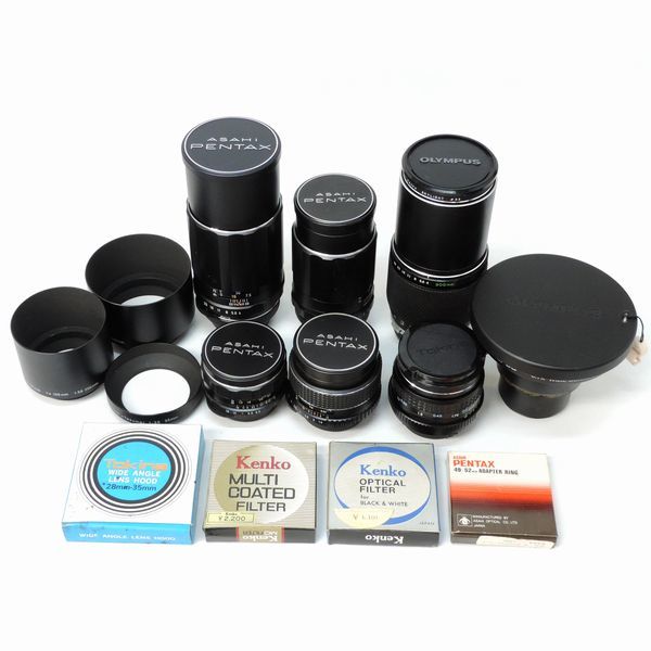 ジャンク】カメラ レンズ PENTAX OLYMPUS Tokina 等 まとめて