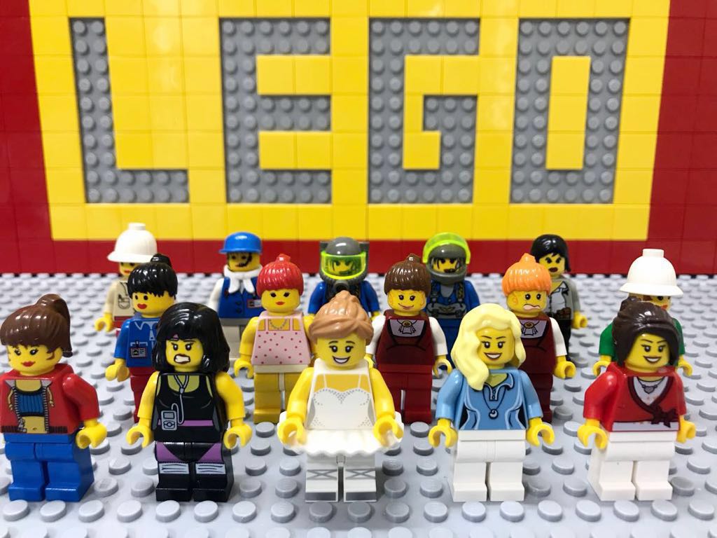 ☆女性☆ レゴ ミニフィグ 大量15体 女の子 バレリーナ 住人 LEGO 人形 シティ クリエイター