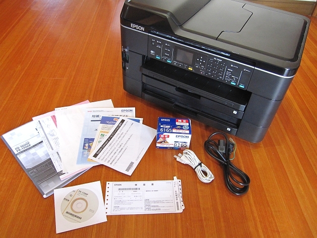 181002005 PX-1700F　送料無料　美品　エプソンEPSON A3インクジェットFAX複合機プリンタ A3ノビ対応 ネットワーク標準搭載