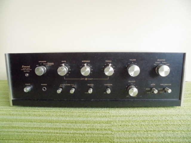 SANSUI☆プリメインアンプ AU-666☆サンスイ 回路図付き☆ジャンク品