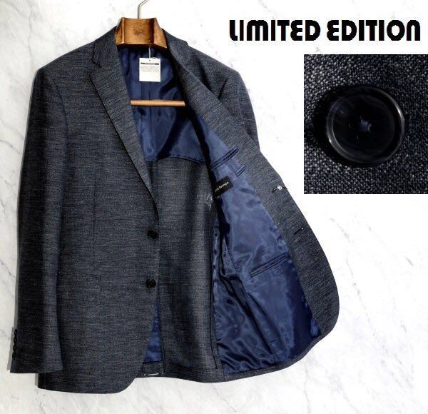 L-45】新品*LIMITED EDITION*定価6.3万*日本製*春夏*ウールシルク混 