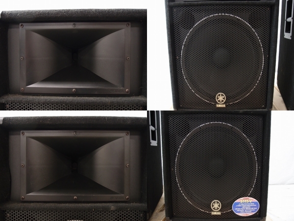 中古 YAMAHA ヤマハ S115V フルレンジ スピーカー 2本 音響機材 中古 YAMAHA ヤマハ S115V フルレンジ スピーカー 2本 音響機材