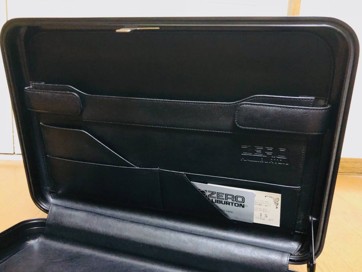 ZERO HALLIBURTON 信頼のゼロハリ-アタッシュケース ブラック希少品