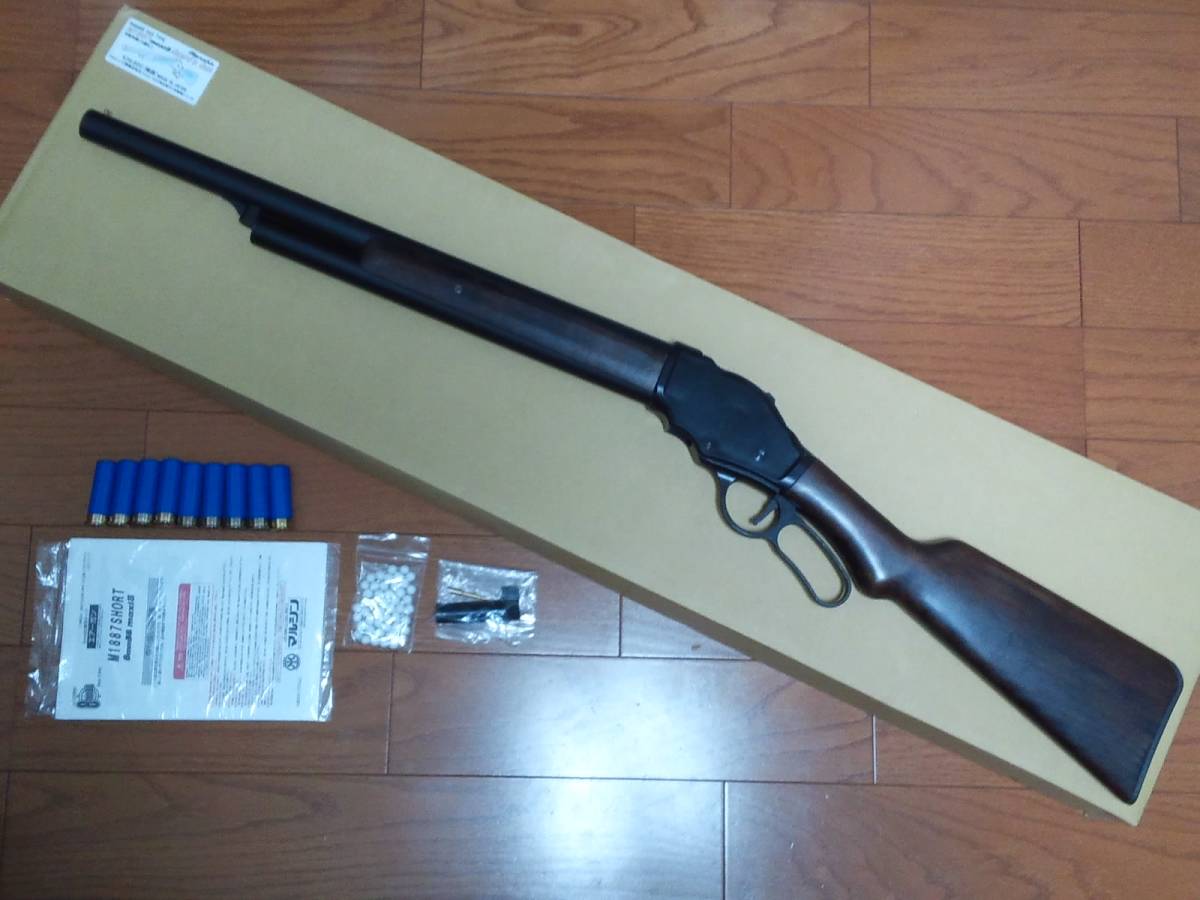 マルシン M1887 Guard`s Gun ガス ショットガン 8㎜ カート 木製