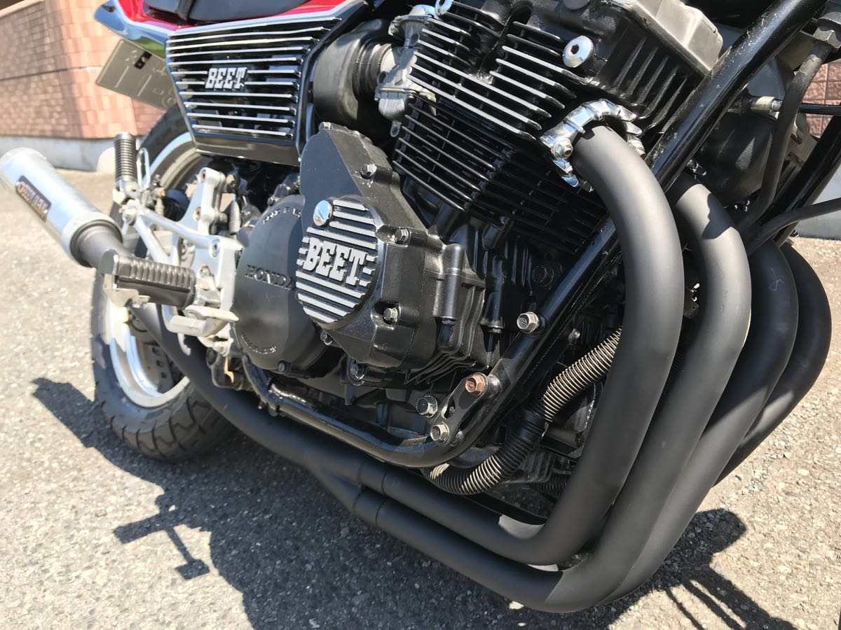 cbx400f beet バックファイャー CBX400F BEET ゴールドエンブレム 当時