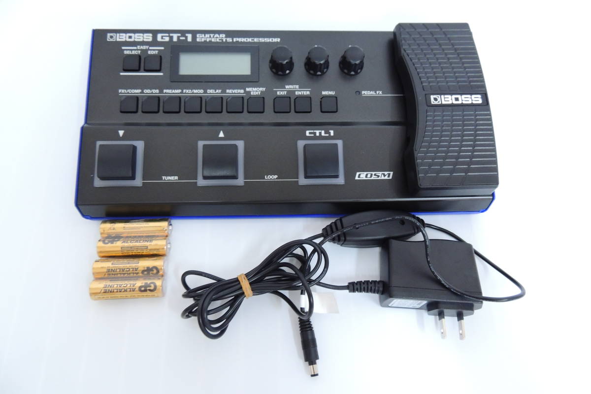 全国無料，人気 BOSS ボス GT-1 ギター マルチ エフェクト 電源アダプター 説明書 起動確認(マルチエフェクター)｜売買されたオークション情報、yahooの商品情報をアーカイブ公開 - オークファン エフェクター