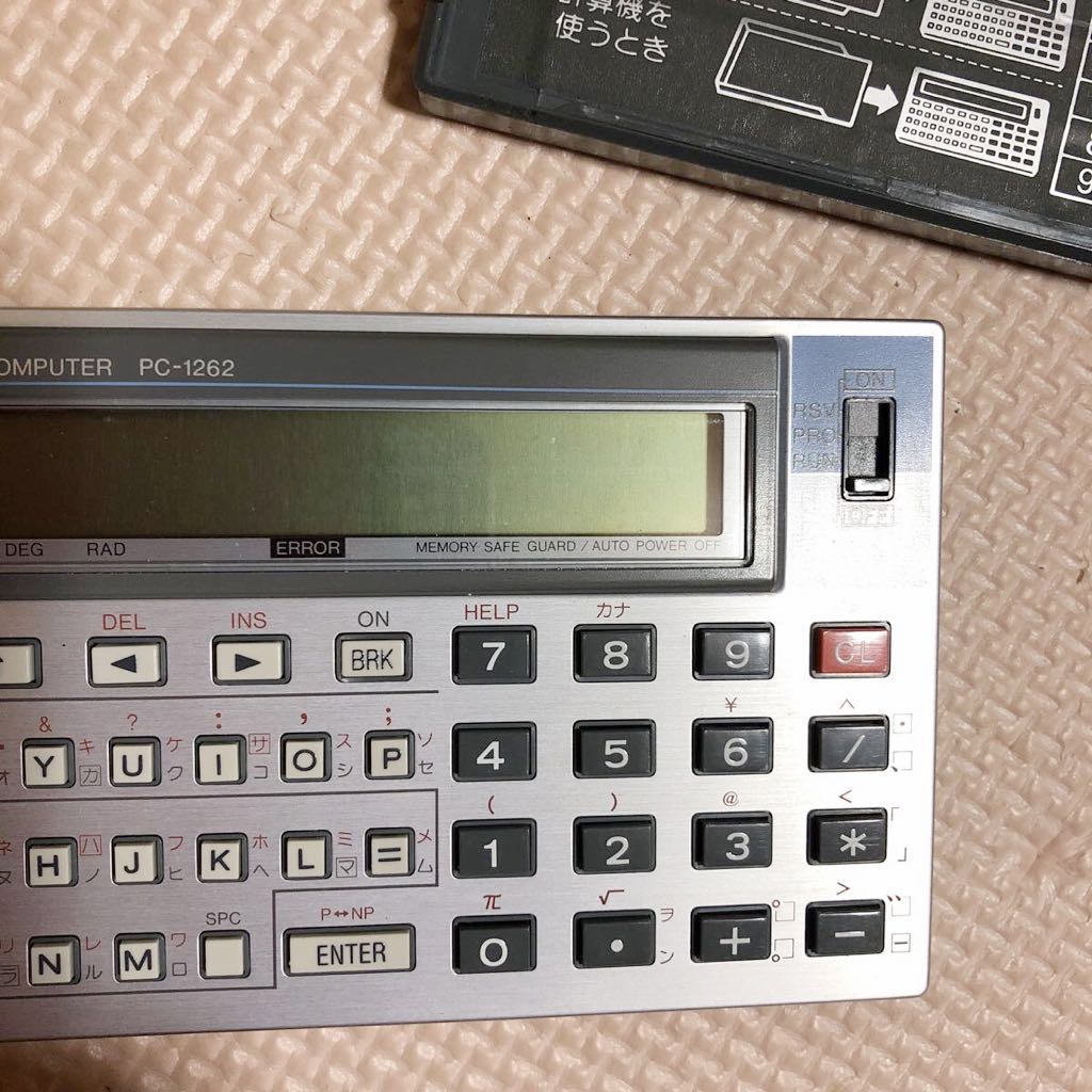 SHARP ポケットコンピュータ PC-1262 SHARPシャープ ポケットコンピュータ PC-1262 ポケコン | APPS