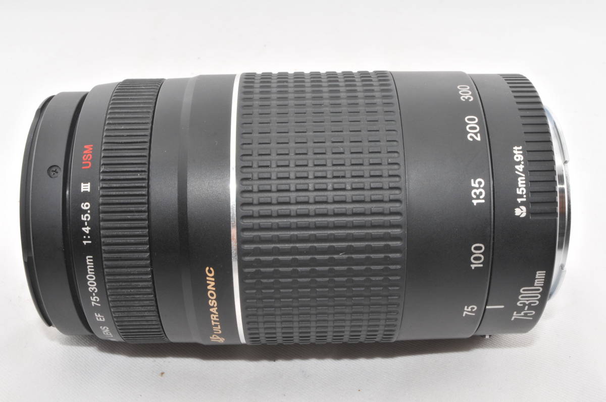 ☆新品級☆キャノン CANON EF 75-300mm F4-5.6 III USM☆完動☆#30687 