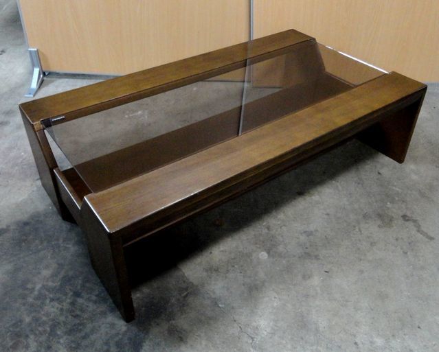 Fか013】karimoku カリモク家具 センターテーブル ガラス天板 リビング