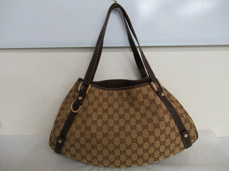 VV58☆グッチ/GUCCI GG柄 ショルダーバッグ トートバッグ キャンバス