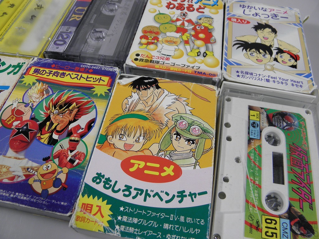 昭和レトロ】 音楽カセットテープ12本セット / テレビアニメ 1
