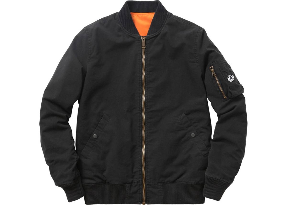 Supreme Reversible Cotton MA-1 Sサイズ 美品 15SS Black 