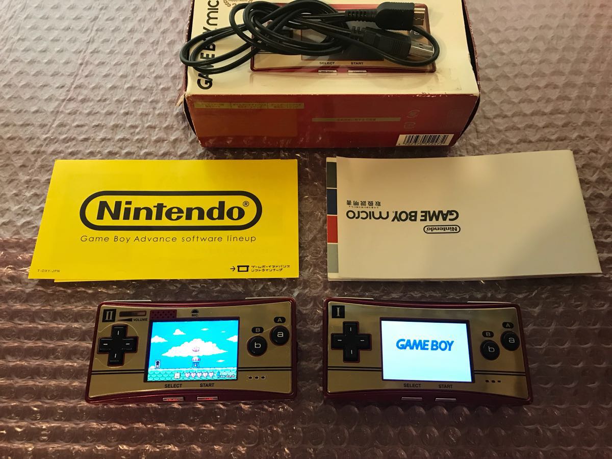 任天堂 ゲームボーイミクロ ファミコンカラー 1コン 2コン 2台(本体 