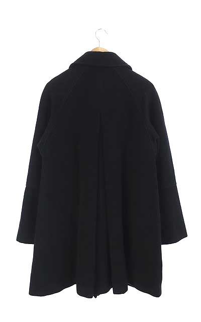 クリスチャンラクロワ CHRISTIAN LACROIX コート ロング 42 黒 /HK 