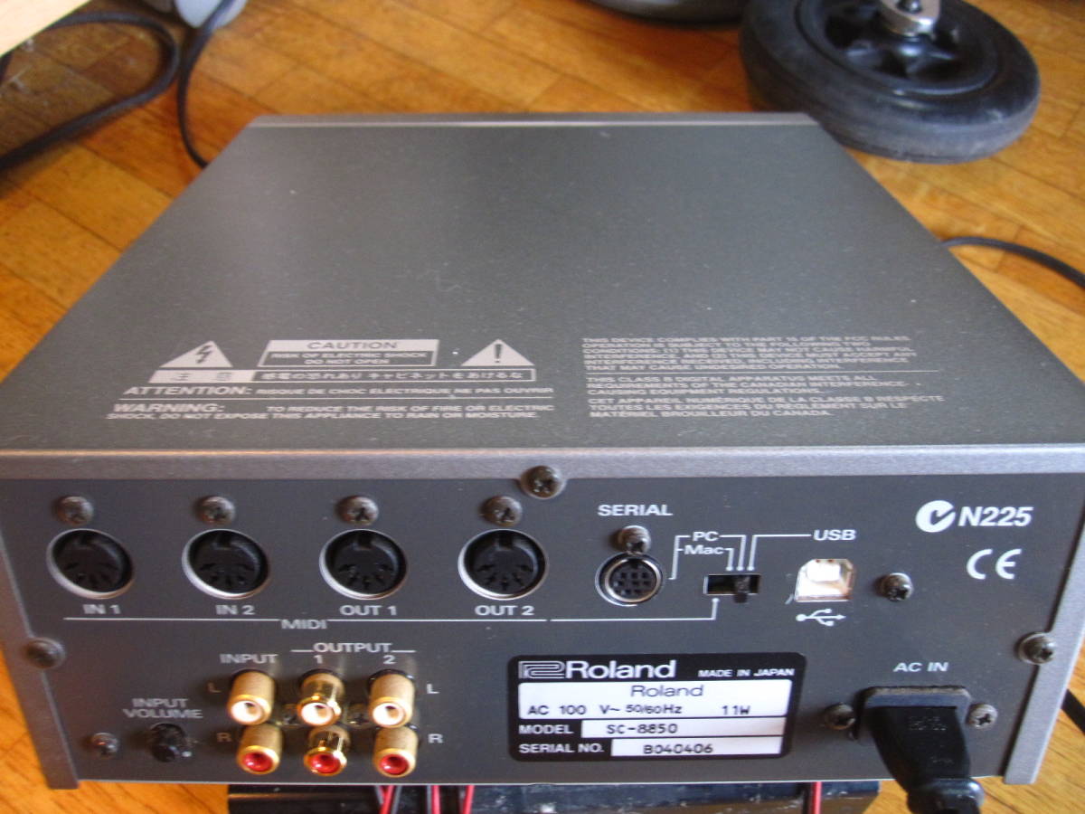 Roland Canvas MIDI SC-88 音源 Sound モジュール SOUND ローランド 