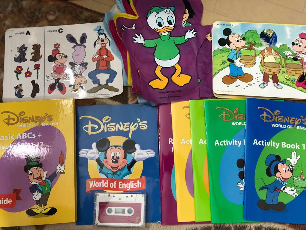 ディズニー英語 DWE play along sing along basic ABC Fun with words