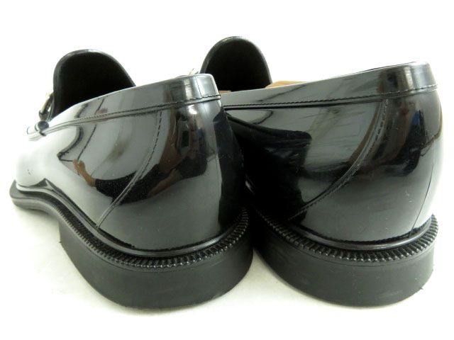 美品○GUCCI グッチ ラバー ホースビットローファー／レインシューズ