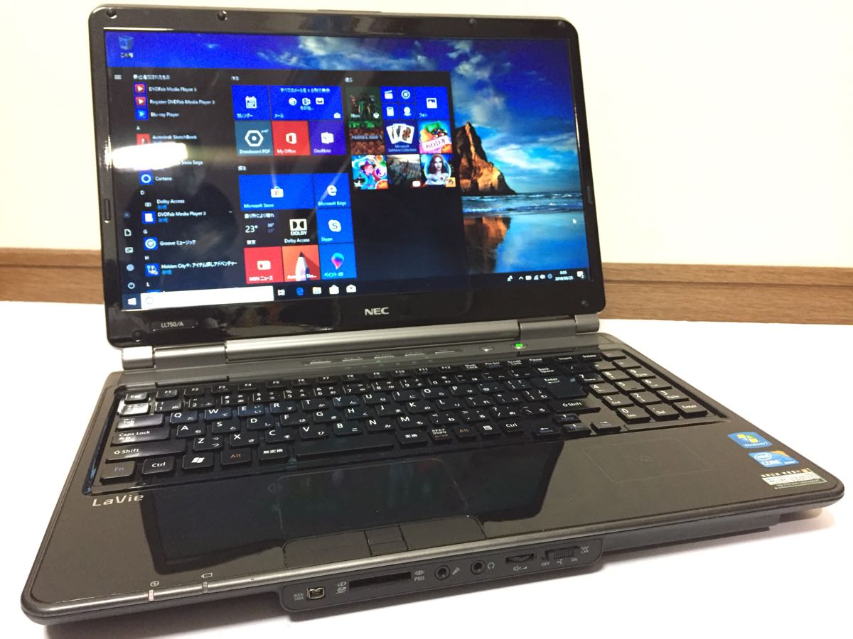 ☆美品☆ WIN10 高性能♪core i5 NEC LL750/A 大容量HDD750GB/メモリ