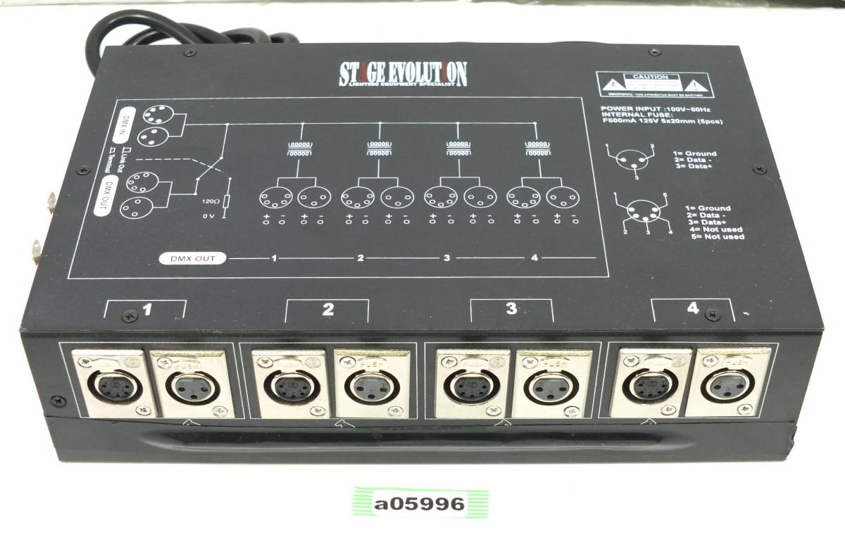 STAGE EVOLUTION LIGHTING EQUIPMENT SPECIALIST DMX スプリッター a05996(その他)｜売買