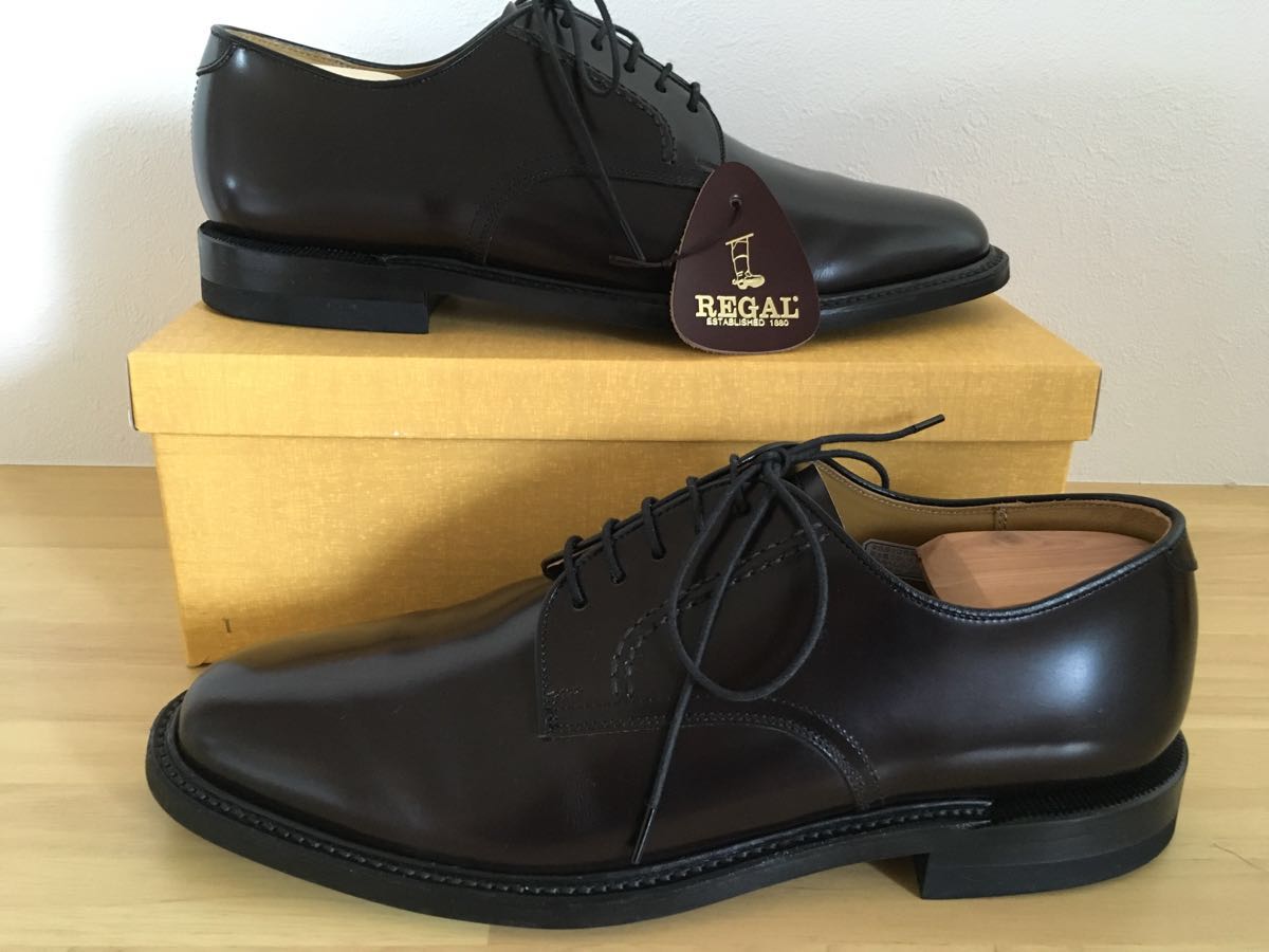 美品リーガル regal 2504NAEB ブラウン 27EE