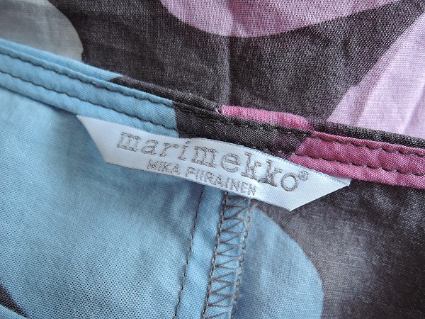 marimekko マリメッコ - サム-ユッシ・コスキ シャツ *77556 ■マリメッコ marimekko *SAMU－JUSSI KOSKI　kukkatori コットンプリントワンピース*花柄フラワー総柄レディース0618【92F81】