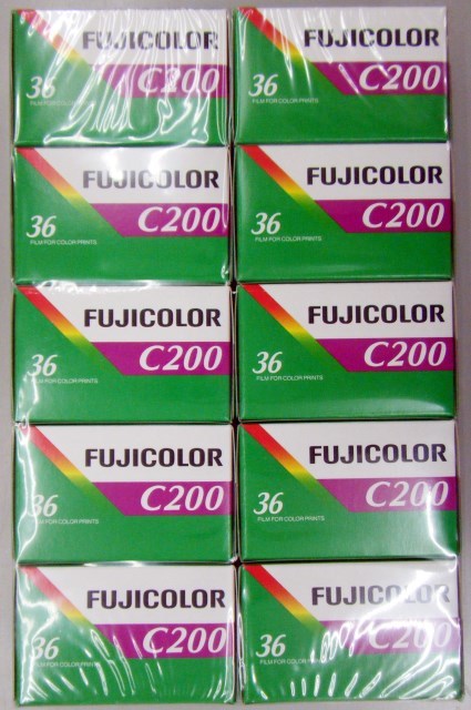 ★フジフイルムC200-36枚撮 英文EU使用　新品未開封　１０本☆★_1
