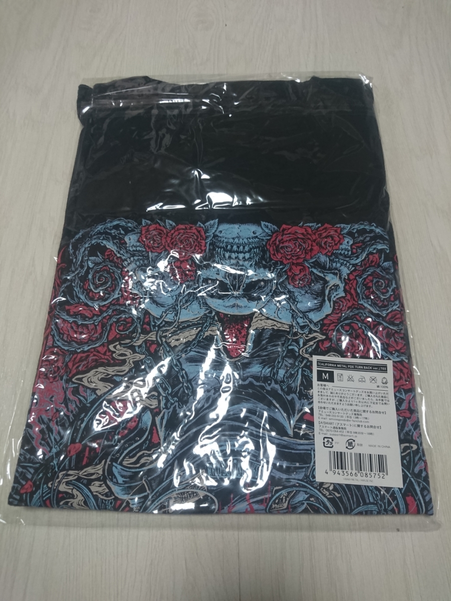 正規品新品Tシャツ BABYMETAL CALIFORNIA METAL FOX TURN BACK ver. M