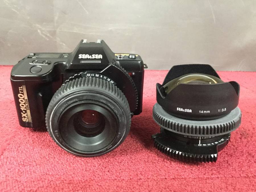 SEA&SEA SX-1000 TTL 水中カメラセット＊ジャンク品(フィルムカメラ