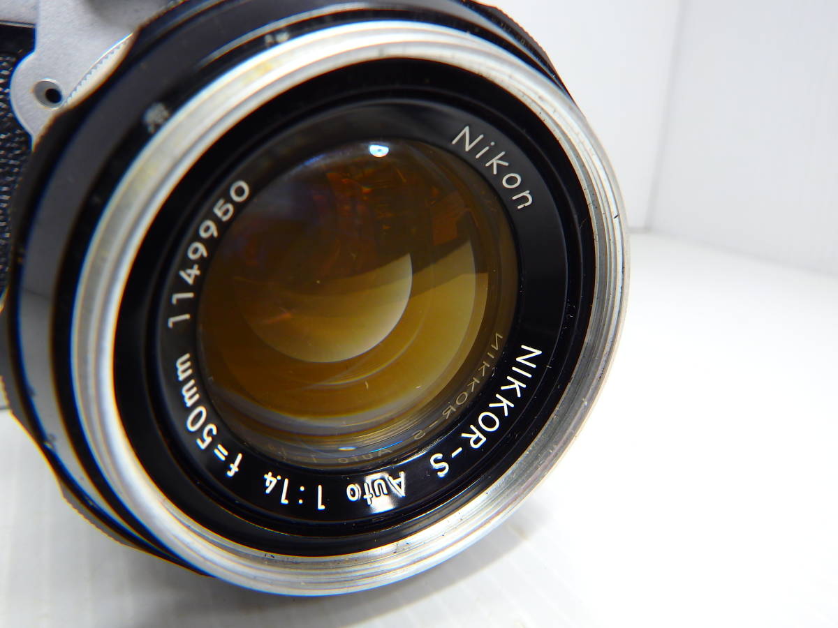 ニコン MF一眼レフカメラ ニコマートFTN レンズ NIKKOR-S Auto f1.4