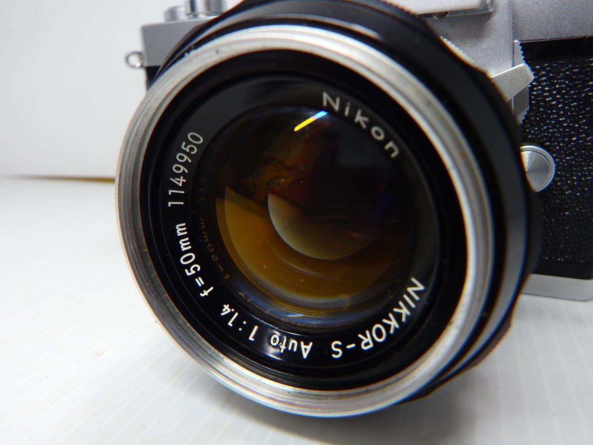 ニコン MF一眼レフカメラ ニコマートFTN レンズ NIKKOR-S Auto f1.4