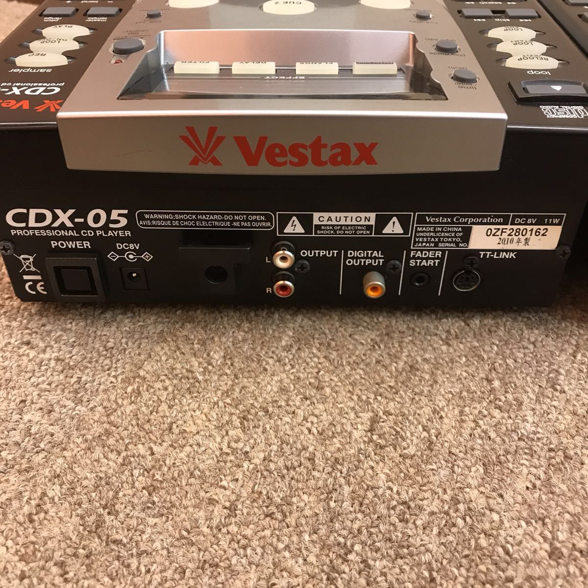 Vestax CDX-05 : - CDJ Yahoo!オークション Electronics Player VESTAX 