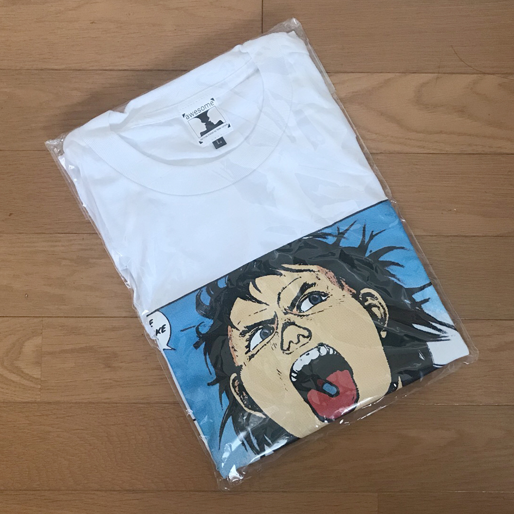 AWESOME 新品 AKIRA Tシャツ ホワイト L アキラ 鉄雄(イラスト