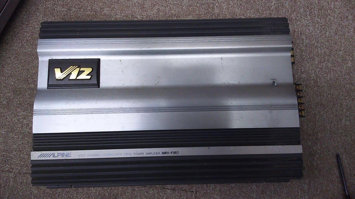 ALPINE MRV-F357 5chパワーアンプ 90W×4+300W×1(その他)｜売買されたオークション情報、yahooの商品情報を ...