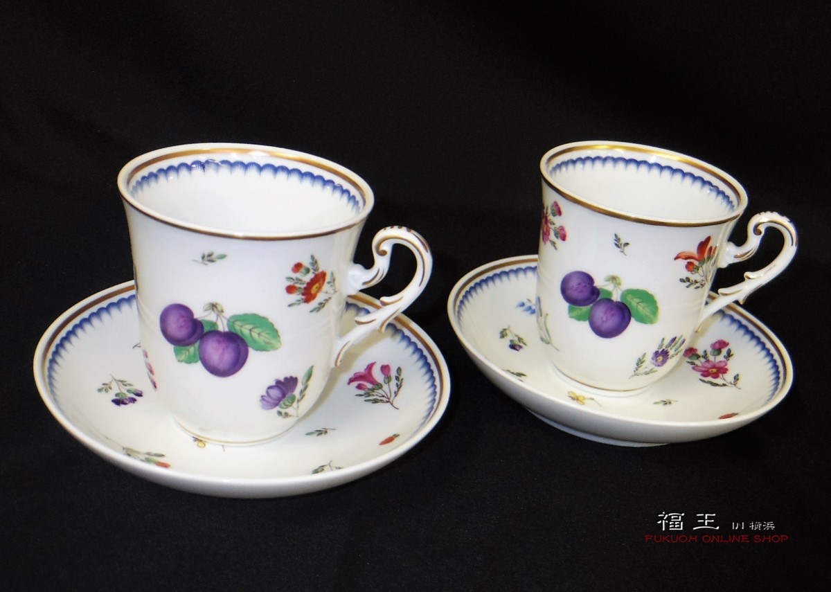 リチャードジノリ イタリアンフルーツ Ginori Richard ペア カップ