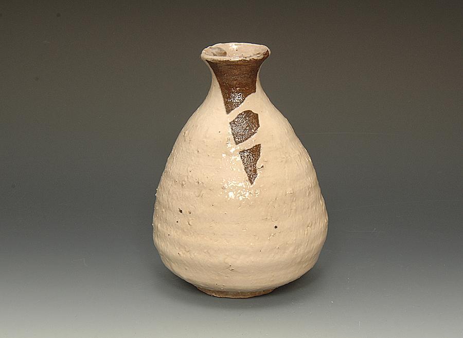 星庵特別企画 元内閣総理大臣 細川護煕（不東） 粉引徳利 酒器 最上作