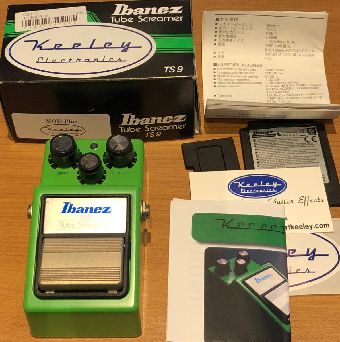 限定SALE，正規品 Keeley TS-9 MOD PLUS Ibanez TS9 モディファイ(オーバードライブ)｜売買されたオークション情報、yahooの商品情報をアーカイブ公開 - オークファン エフェクター