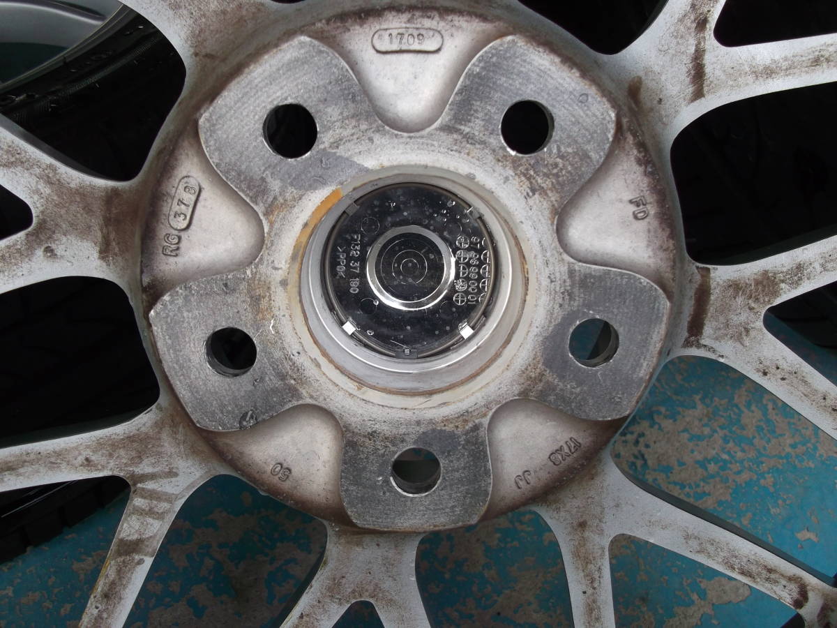☆中古 RX-7 FD3S 純正 BBS 17インチ アルミホイール タイヤ 4本 